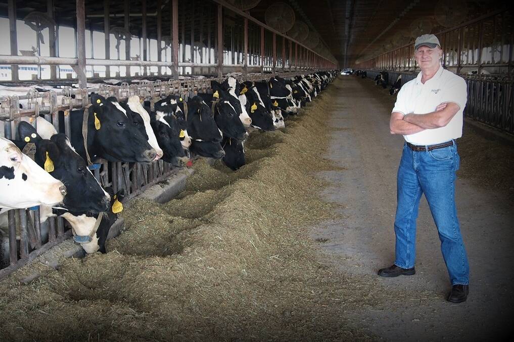Gary Corbett pictured in one of Fair Oaks' barns.