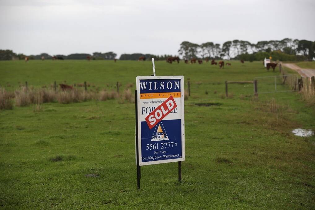 Growth rates for rural land in Victoria was steady at 4.5pc last year.