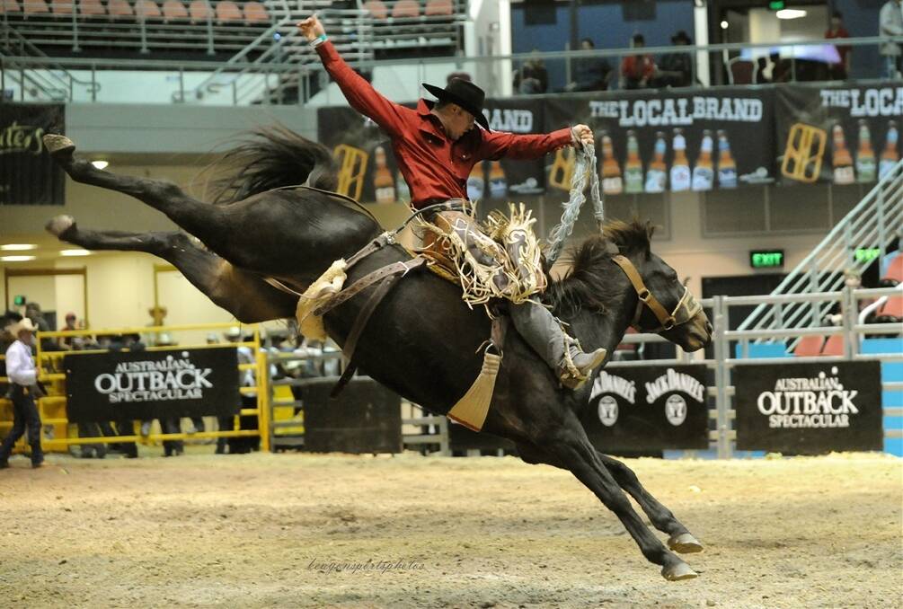 Former world rookie champion Brad Pierce will compete in the bull and saddle bronc rides at the Corryong Man from Snowy River Festival Rodeo.