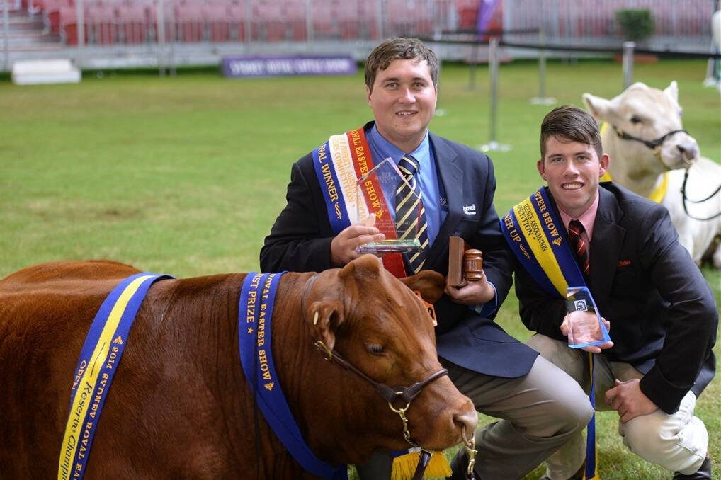 Shelby Howard, Rodwells Shepparton and  Ryan Sargeant, Elders Yea swept the major prizes at the national Young Auctioneers Competition in Sydney. 