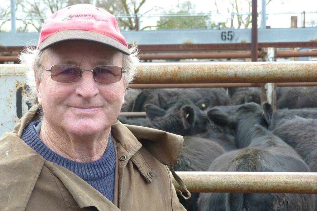 Ted Hurst, Broadford paid $525 a head for a pen of Gooram Springs Angus heifers that he will consider later in the year whether to sell for slaughter or join for breeding purposes.
