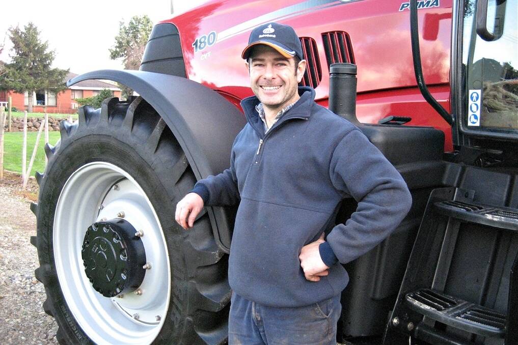 Jeremy Fielding pictured on his Gawler farm.