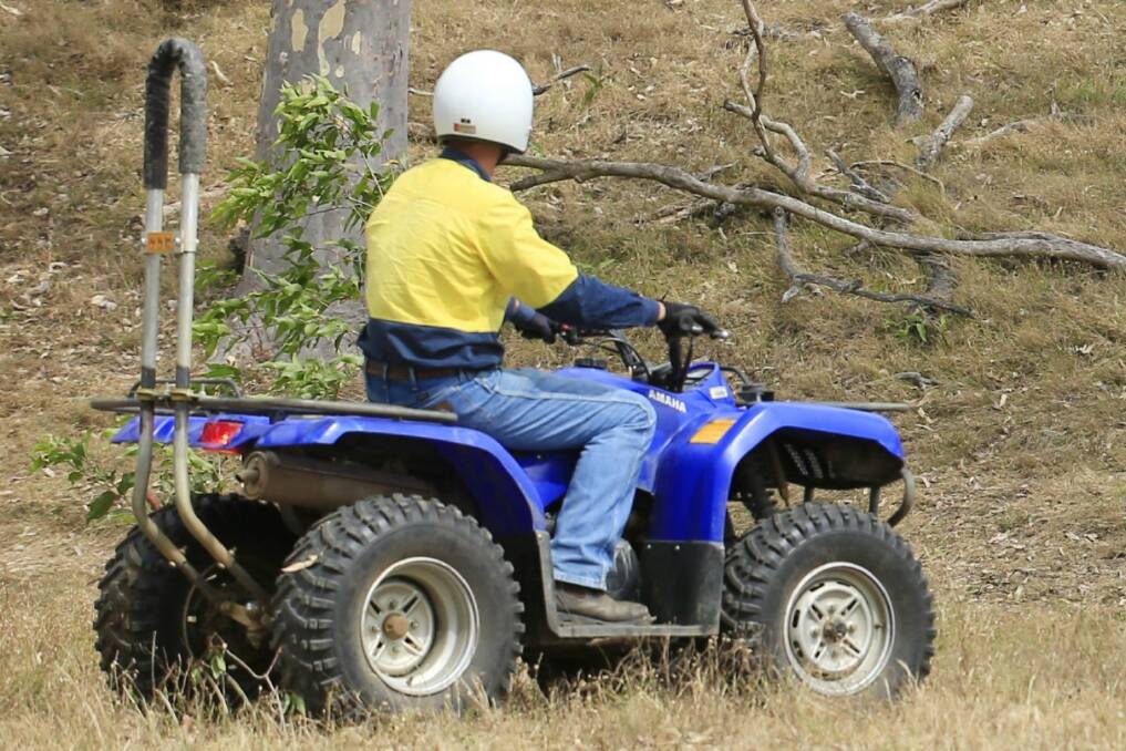 Research shows quad bikes should be only used by riders who are 16 or over.