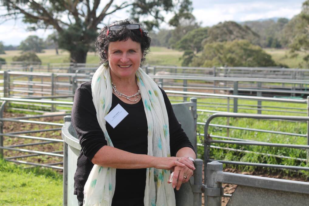 Victorian Rural Woman of the Year Julie Aldous spoke at a careers conference at Dunkeld recently.