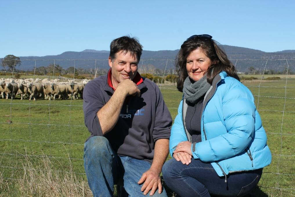 John and Kerry McLauchlan use breeding values to maintain low birth weights and high growth rates in their flock.