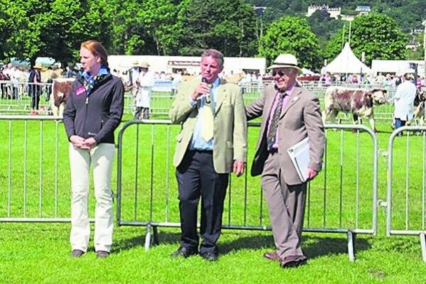 Amy Copland was the first female associate judge at the Royal Three Counties Show at Malvern, England.