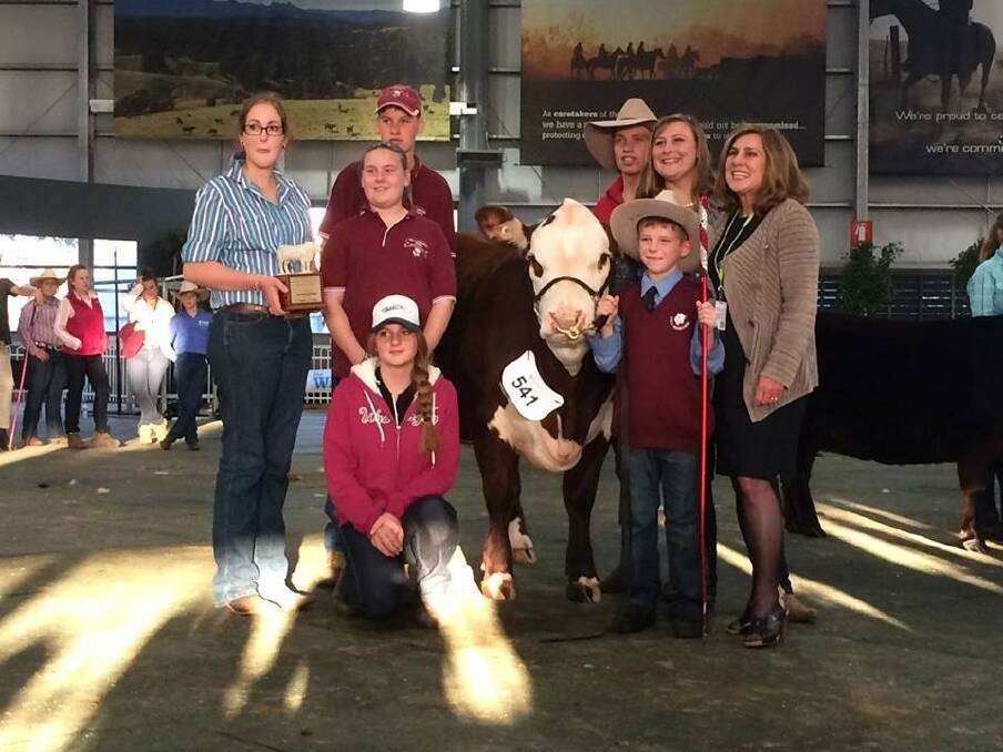 The Hereford team won the Waterford Charolais Team Challenge. 