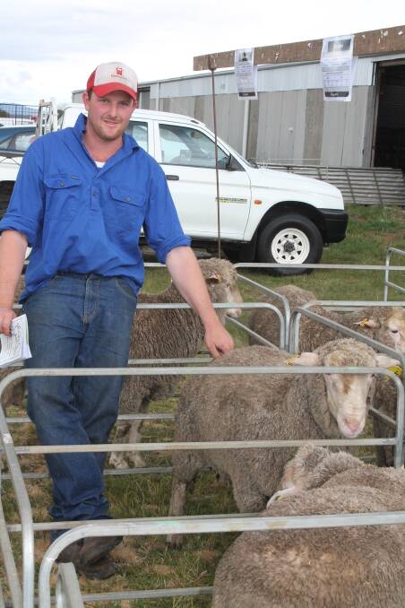 Russell Fowler, Bothwell, purchased the top priced Dohne ram at $1900.
