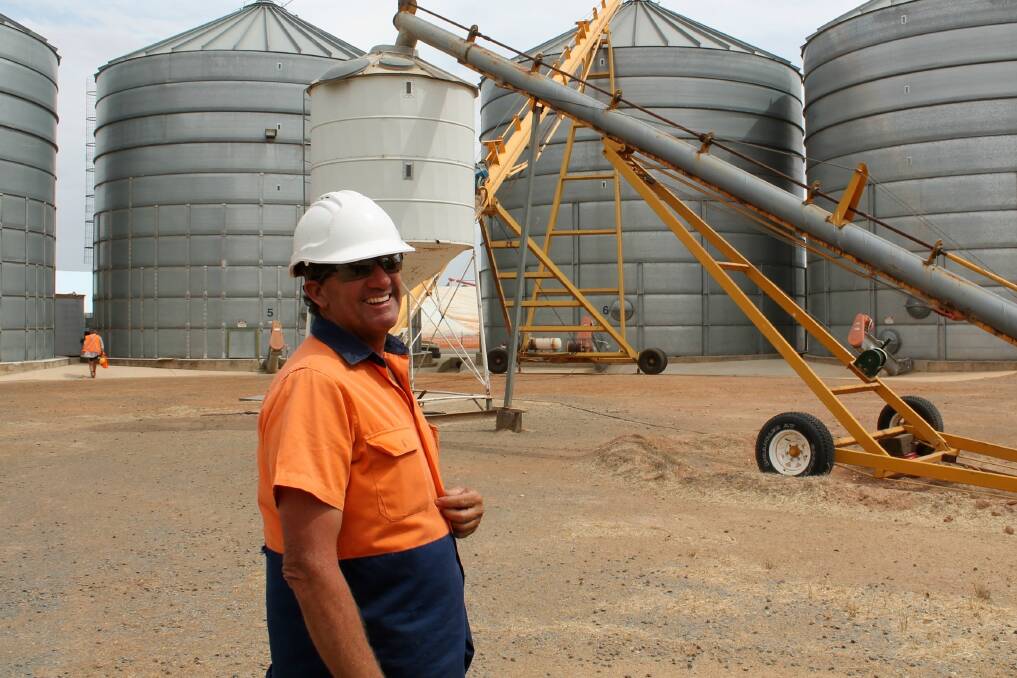 Ross Hehir invested in the Rand, NSW silos and has grown the grain storage capacity from 3,000 to 60,000 tonne.