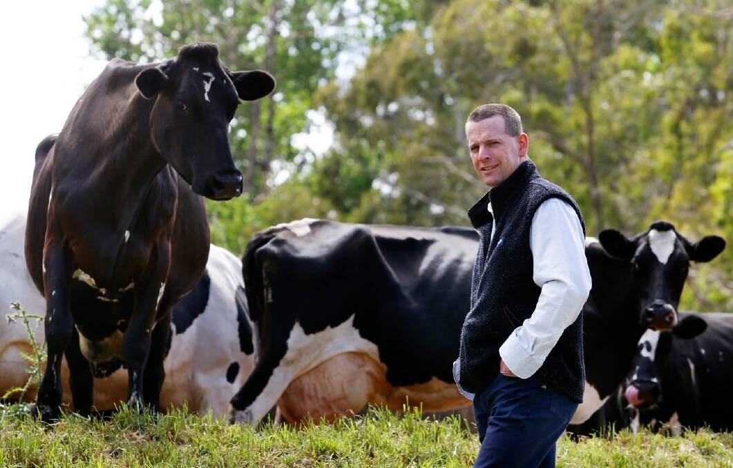United Dairyfarmers of Victoria president  Tyran Jones