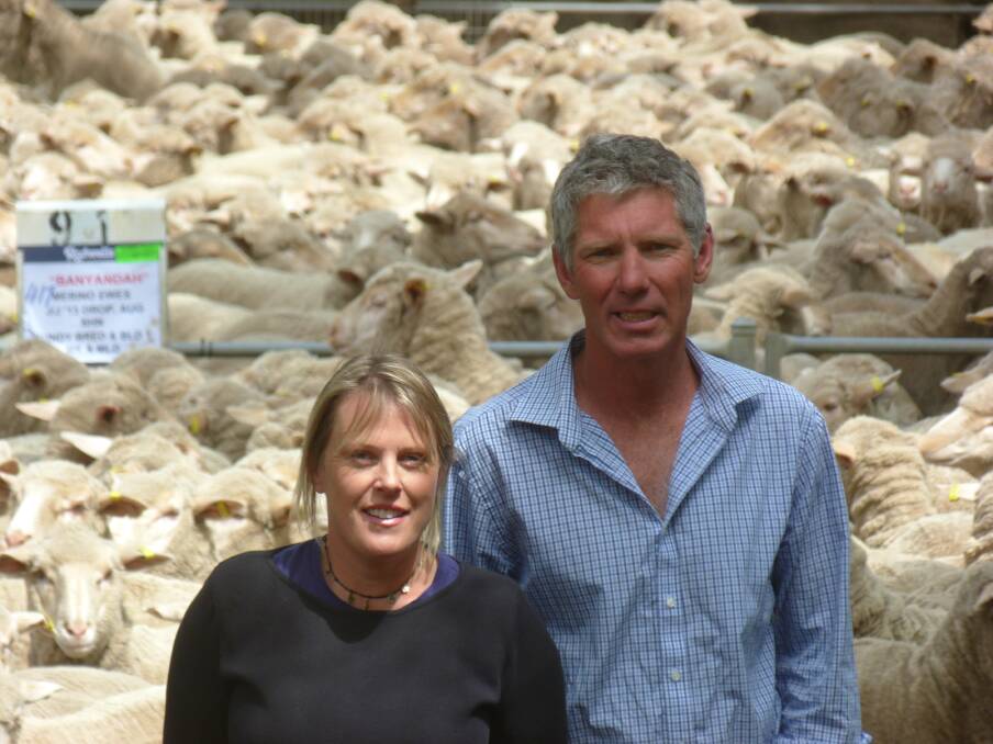 Ian and Camilla Shippen on their Moulamein farm.