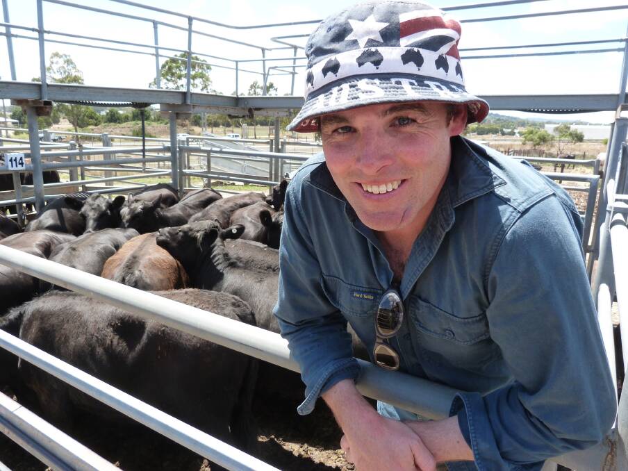 Third-generation Sidonia cattle breeder Sam White celebrated 100 years of his family farming in the Kyneton district with best ever prices at the region's annual beef weaner sale.  