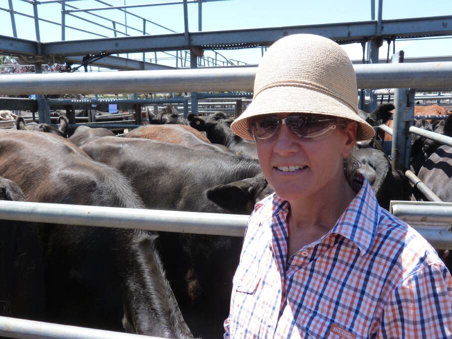 Kate Paterson, Nulla Vale, Lancesfield paid to $1230 for PTIC Angus heifers as replacements for old girls (cows) that have done their time.