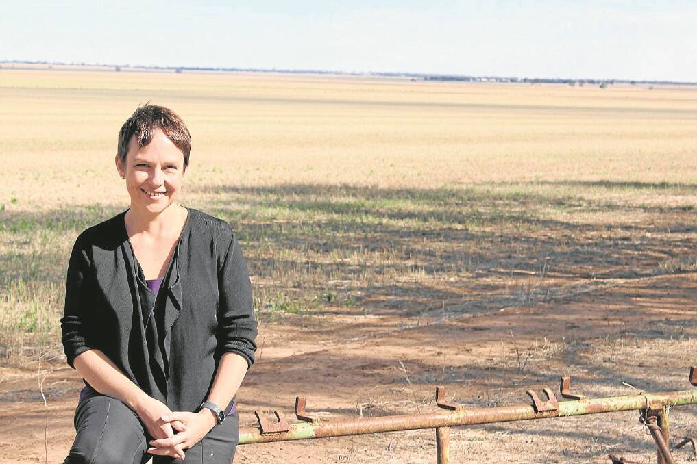 Ag Minister Jaala Pulford pictured in Donald after touring the area recently to talk with farmers.