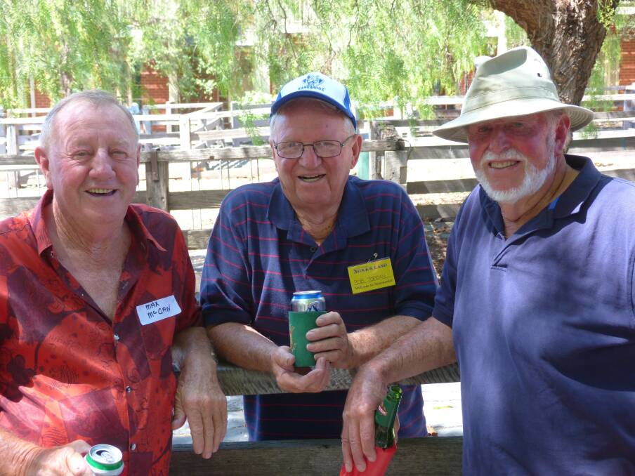 Among the gathering was Max McGaw, Yamba, NSW, Bob Tormie, Strathmore and Max Gillespie, North Balwyn.