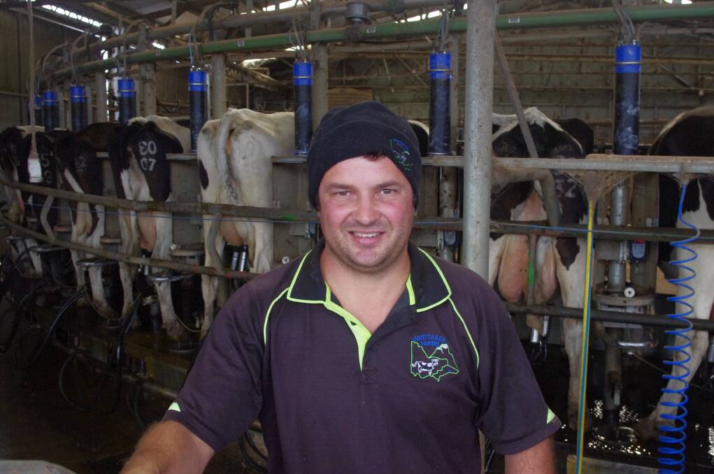Adrian Whittaker manages a computer software program that co-ordinates work across the farm.