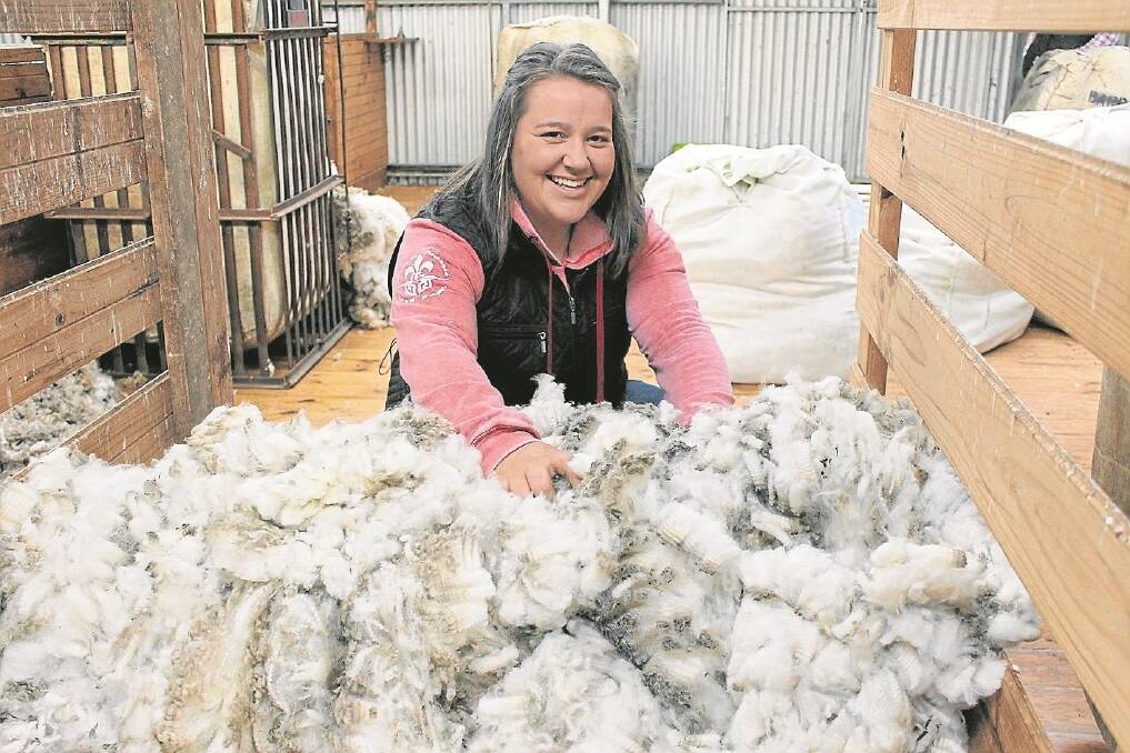 Clare Price is excited about the state wool handling championships.