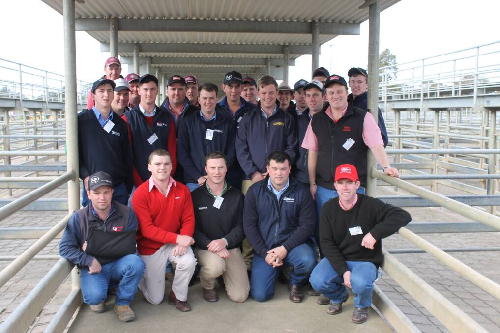 Australian Livestock & Property Agents Association 's young auctioneer school and selection participants came from throughout the state.