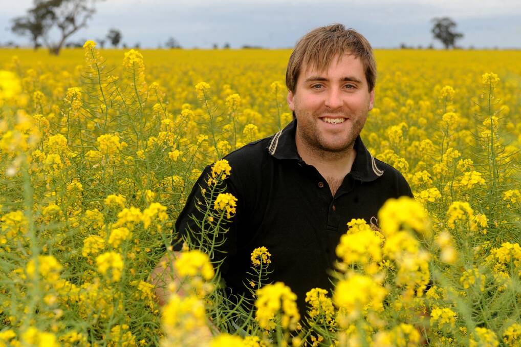 Nuffield scholar Jonathan Dyer, Kaniva, is discovering how farmers world-wide use data. He spoke at the Birchip Cropping Group’s Future Farmers Expo that attracted more than 200 people. Photo: Samantha Camarri.