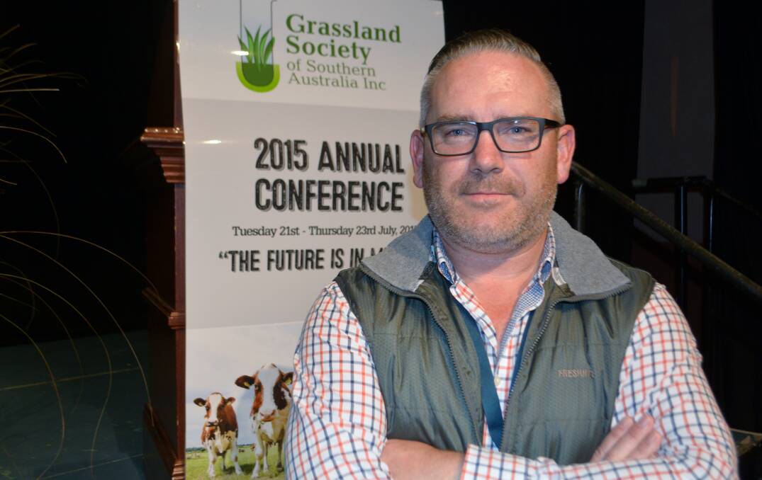 Grassland Society of Southern Australia Tim Pepper at the conference.