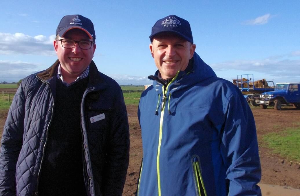 Rabobank’s Will Banks and Tim Lee, ABC Landline presenter and author, attended this week’s East Gippsland Beef Conference.