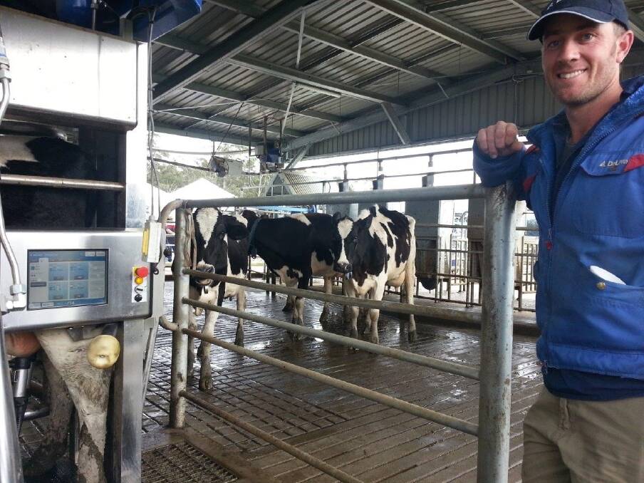 The Crowden family, near Deloraine, Tas, have been chosen for a TIA study of their robotic dairy