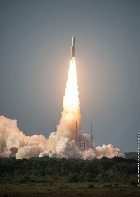 The nbn development continues in regional WA. Pictured here is the launch of an nbn satellite earlier this month.