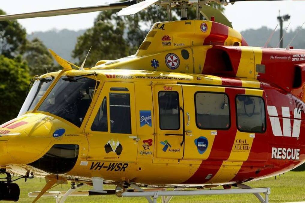 The Westpac Rescue Helicopter Service is assisting with the search.
