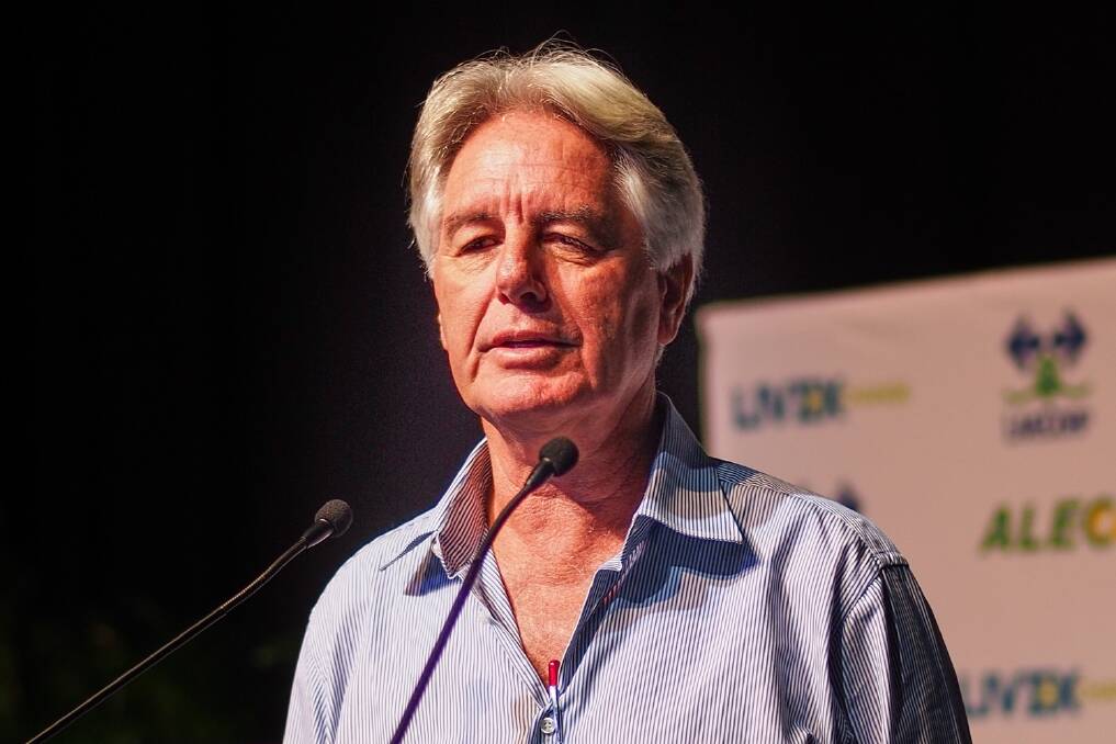 Dr Ross Ainsworth addresses the LIVEXchange conference in Darwin this week. 