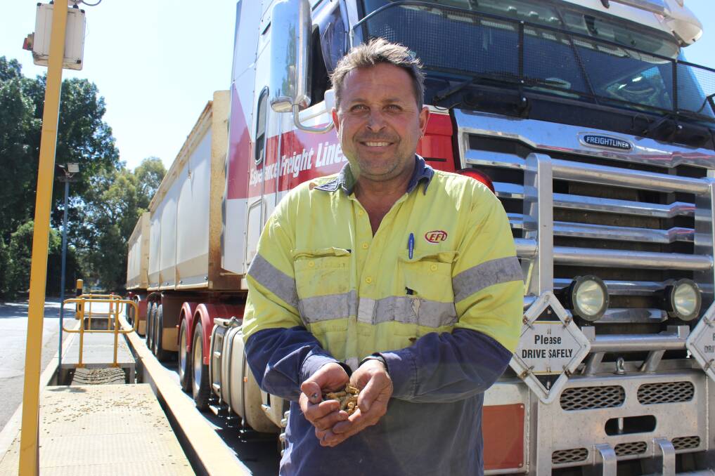 Fifty tonnes of Milne Feeds' EasyOne sheep pellets was donated for the Esperance fire appeal and transported by Esperance Freight Lines, Grant Robinson.