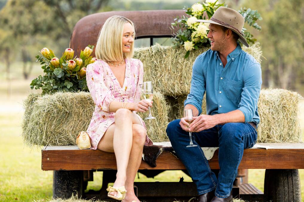 Bella believes Farmer Dean is for her, because her psychic said so. Picture by Channel 7.