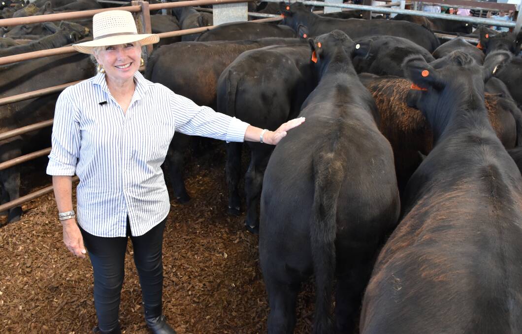 Alex Handley, Eaglewood Park, Terip Terip, sold 40 Angus weaners at Euroa, Wednesday morning. Alex said she was very happy with the outcome, selling steers to $1345.