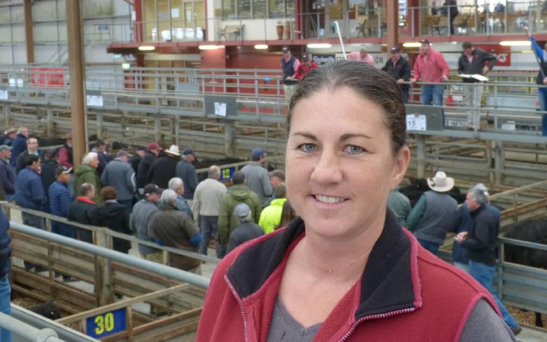 Catherine Gilmore, Rosedale, had grown her Hereford steers out to bullocks. These steers, (554kgs) sold for $1620 at Pakenham, Thursday.