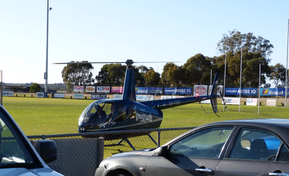This was how one agent and client got to Bairnsdale, Tuesday. They were successful buyers, but did not return to Bairnsdale for Friday sale, but others stepped in.