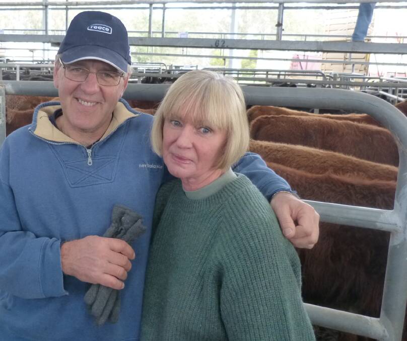 David and Deidre Houlden, Yea, were at the Yeas store sale last Friday, to try and purchase some cattle. However, demand was very strong and they missed out.