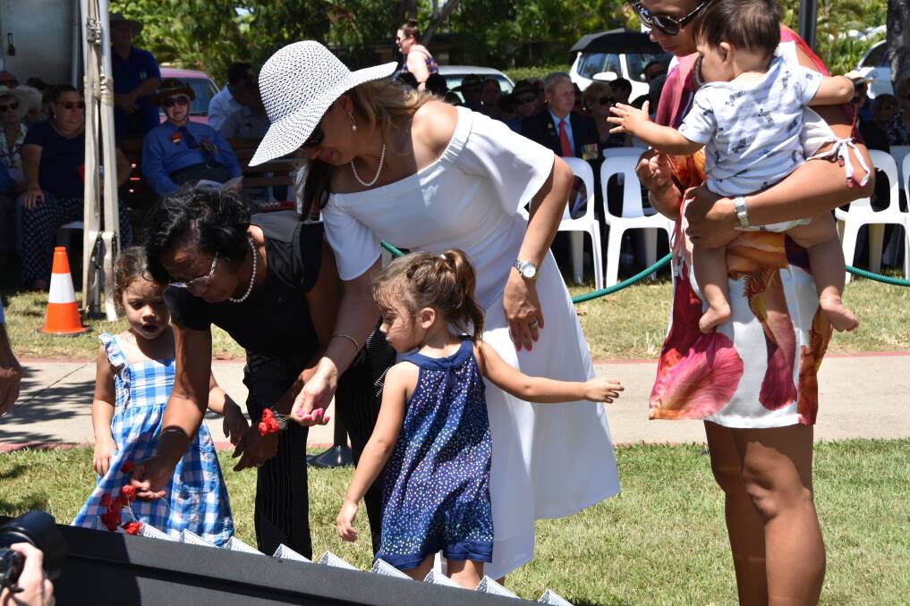 National Servicemen were honoured at a serve at the National Servicemen's Memorial Park, Rowes Bay.