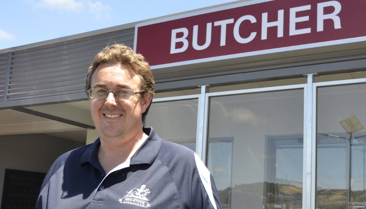 BEAUT BUTCHERS: Pro-Stock Livestock's Scott Endersby at his family's new butcher shop, which will open at Mount Compass early next year.