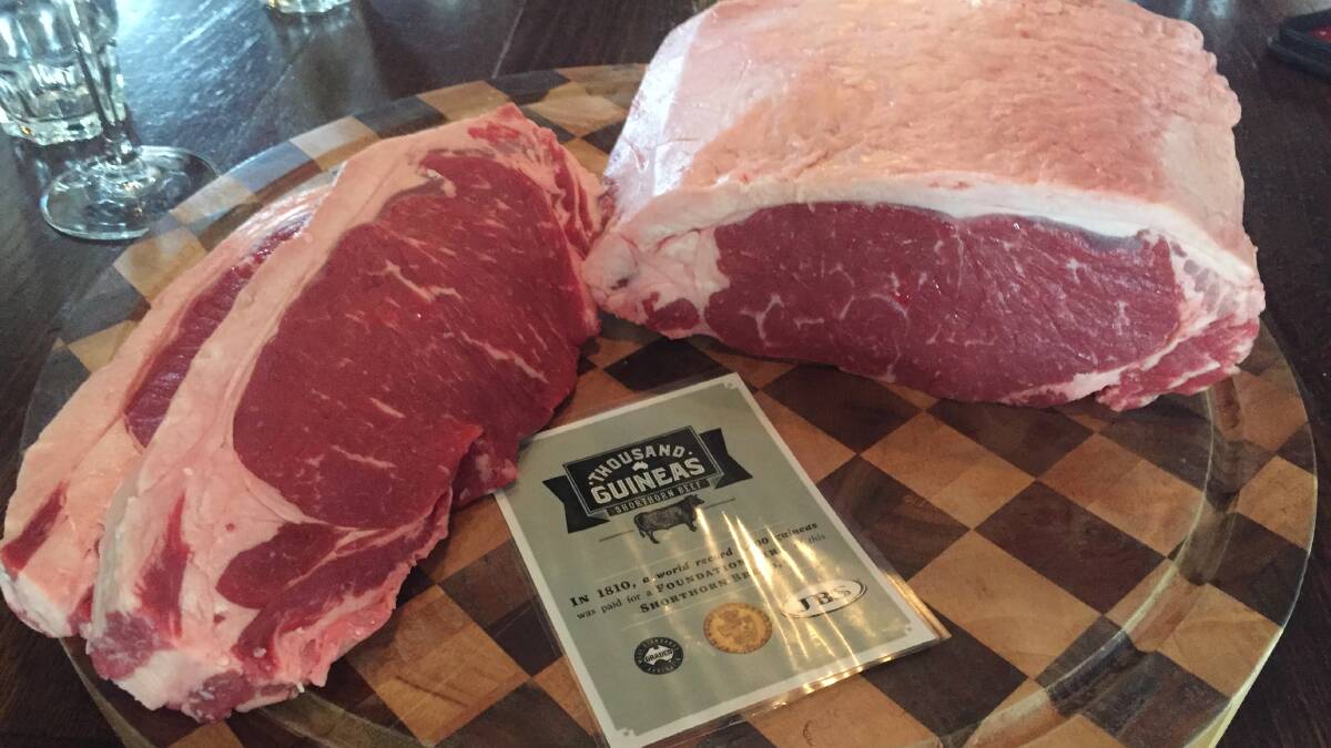 WINNER: The Shorthorn breed has again delivered the best steak in Brisbane.