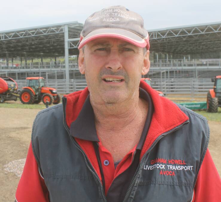 LRTAV state president Graham Howell says industry funding has resources to install a stock truck effluent dump at  the new CVLX Miners Rest saleyards.
