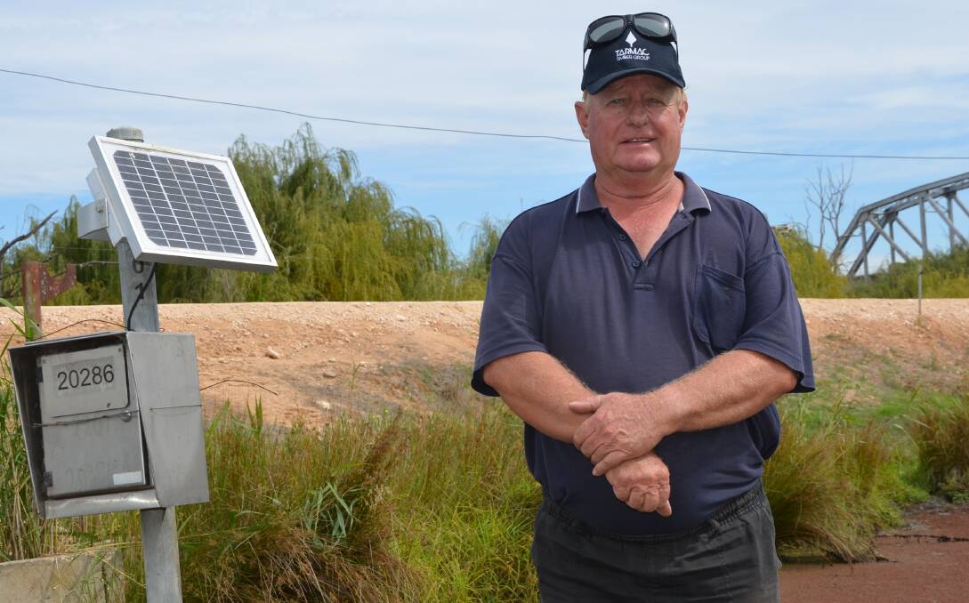 FLOW BLOW: Murray Bridge irrigator Richard Reedy said planning, without knowing water allocations, is virtually impossible for farmers.