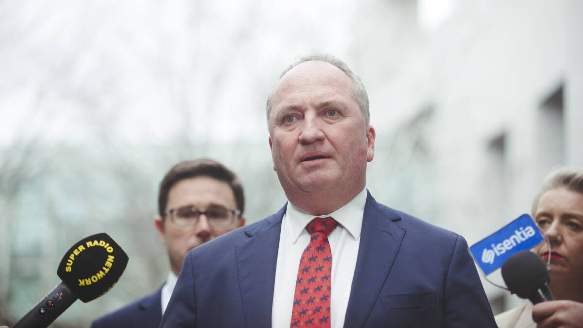 IN NEWS: Deputy Prime Minister and National Party leader Barnaby Joyce. Photo by Dion Georgopoulos.