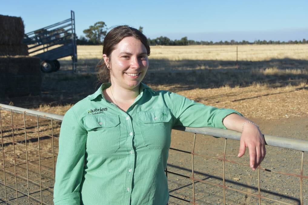 Nutrien Bendigo wool manager Nicole Davies is encouraged many farmers from all generations are keen to take up technology practices on-farm. Picture by Philippe Perez