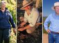 Dr Mary Retallack (SA), Geoff Bassett (NSW) and Bruce Maynard (NSW) are the 2022 finalists for the Bob Hawke Landcare Award. Photos - Supplied. 