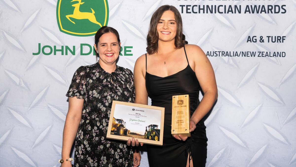 RAPT: Agriculture Service Technician of the Year Jaymee Ireland, Emmetts, Roseworthy, SA. Picture: Supplied