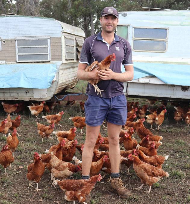 Jake Ryan has embraced regenerative agriculture principles on his family's 400-acre vegetable and livestock farm just outside Manjimup.