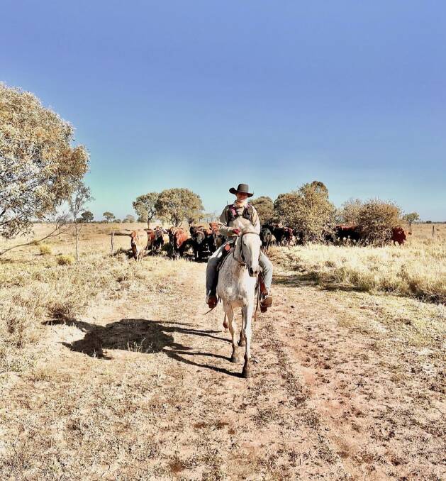 Maddy left Brisbane after graduating from high school and worked on several cattle stations. Picture: Maddy Wightman