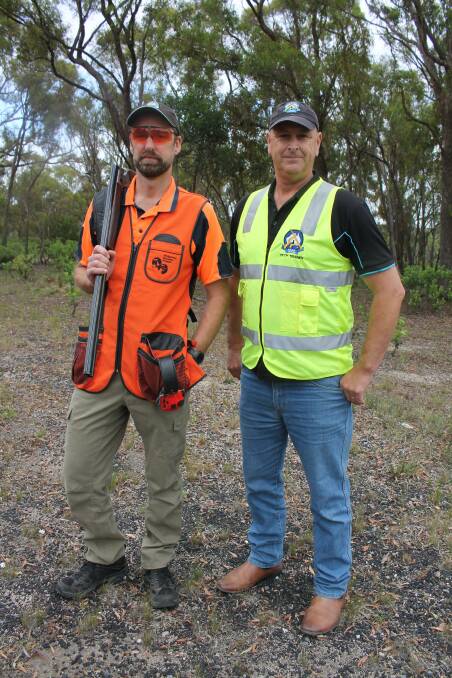 SSAA Victoria training development co-ordinator Daryl Snowdon and hunting development manager David Laird. Picture by Philippe Perez