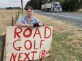 Janene Skidmore, Mount Wallace, said drivers needed to take care on Ballan-Geelong Road, but also called on the state government to fix dangerous potholes. Picture by Philippe Perez