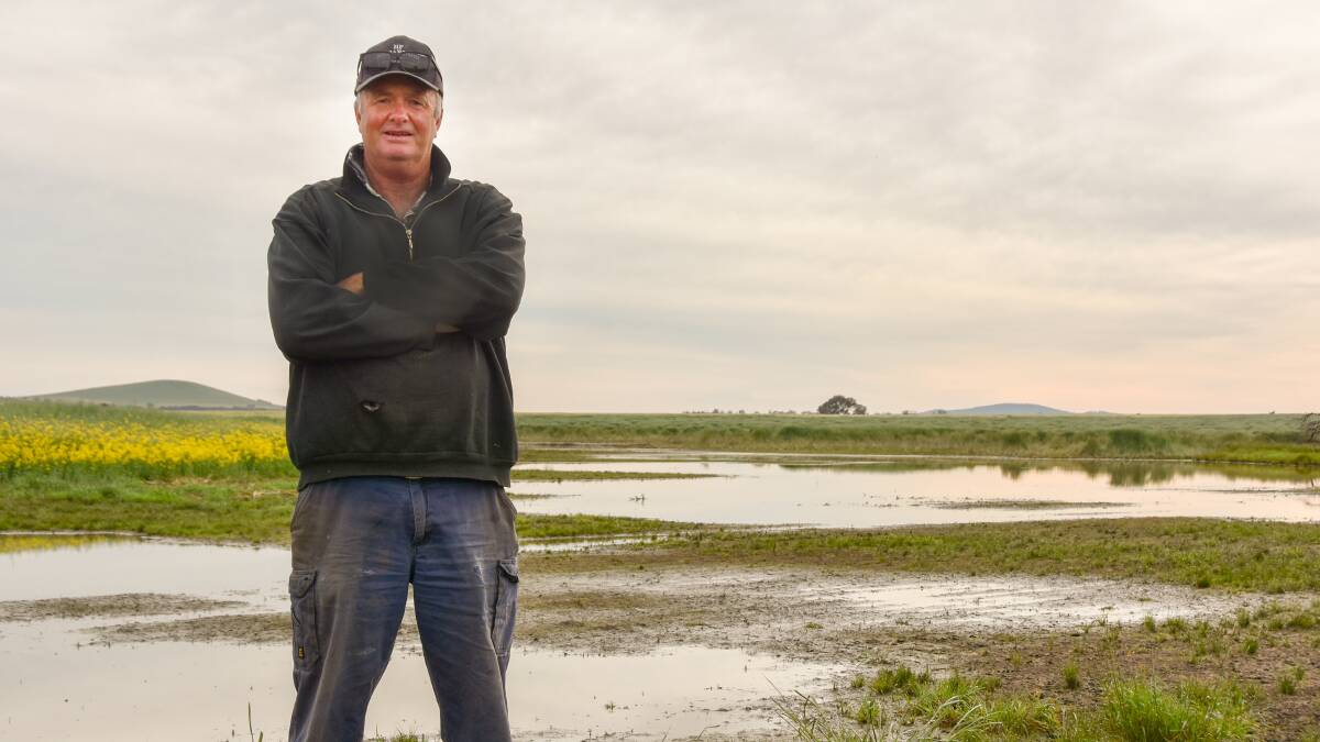 Cropping farmer Simon Coutts, who is still hopeful of a bumper crop. Picture by Philippe Perez