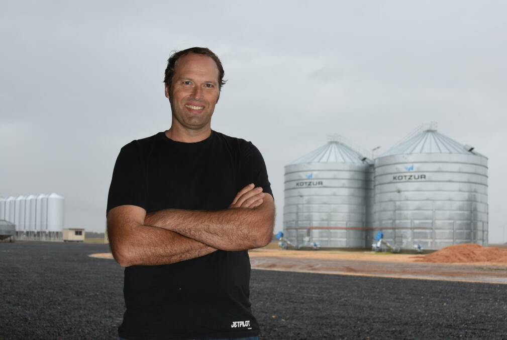 OPTIMISM: David Jochinke, Murra Warra, says good management will mean great a cropping season for farmers this year. Picture by Philippe Perez